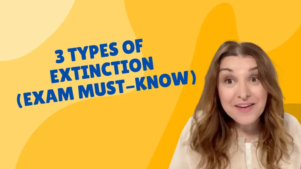 Three Types of Extinction Procedures - Pass the Big ABA Exam