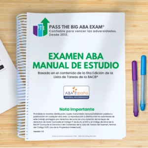 Pass the Big ABA Exam (Examen ABA Manual de Estudio 6ª Edición en Español)