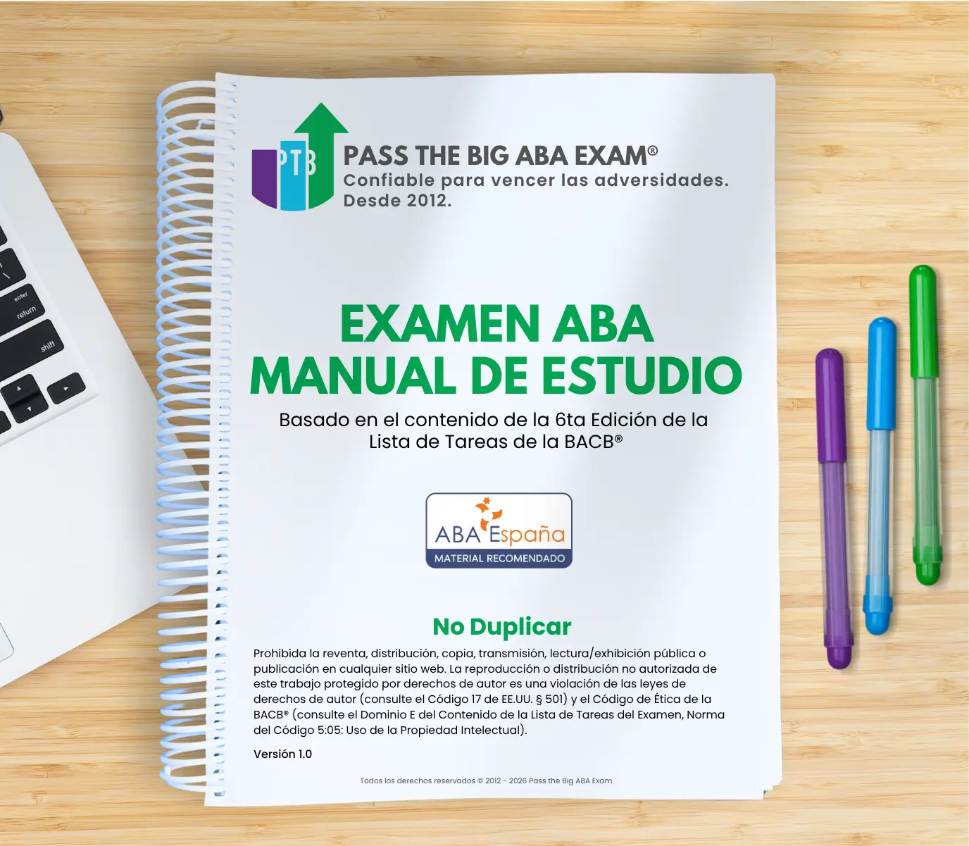 PTB Examen ABA Manual de Estudio en Español
